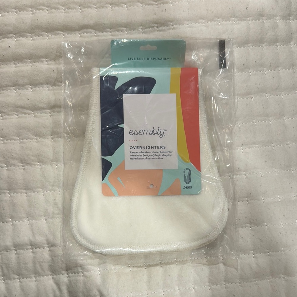 Esembly Overnighters Kids Cloth Diapers - White
